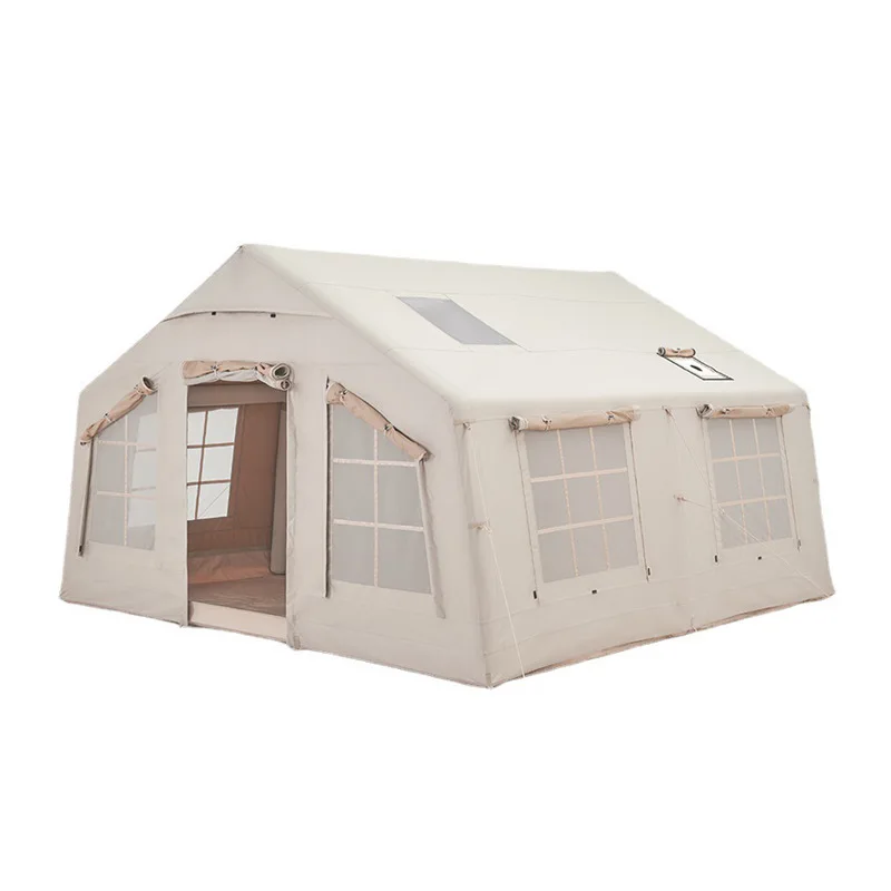 Outdoor camping Thickened rain and sun protection Roof tent Inflatable free construction