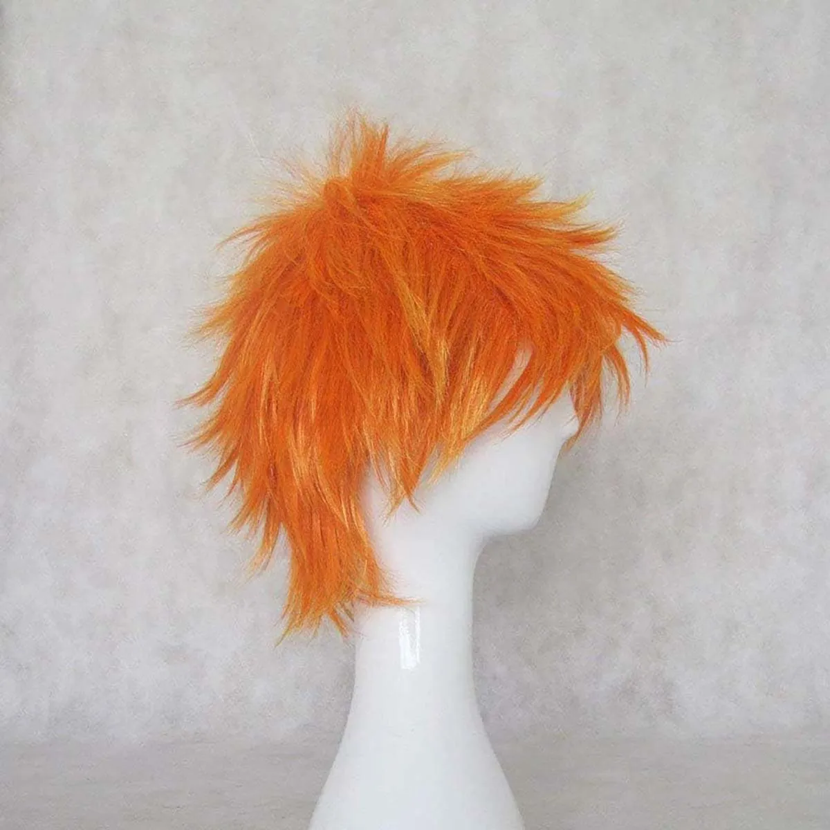 ผู้ชาย BLEACH คอสเพลย์ Kurosaki Ichigo วิกผมสีส้ม