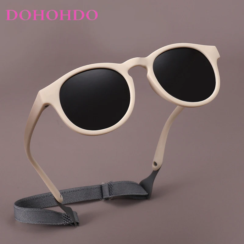 

DOHOHDO 0-3 Years TPEE Round Glasses Children Polarized Sunglasses For Kids Shades 2023 Sport Boys Girls Lentes De Sol Anti-UV