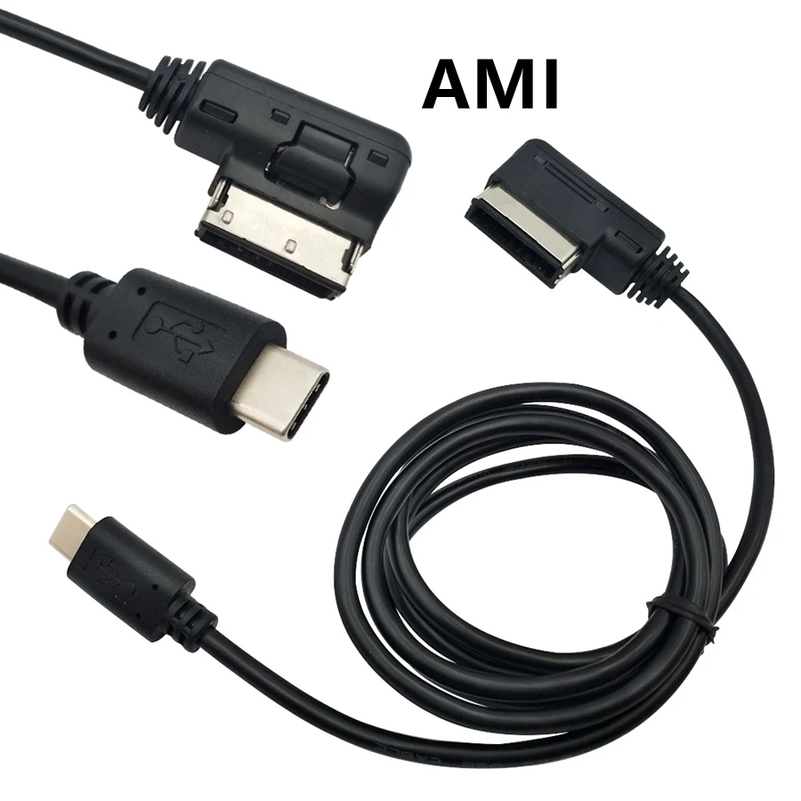 Interfejs MDI/AMI ami do złącza typu C Kabel USB C do ładowania Zasilanie Kabel USB C do ładowania samochodowego Audi/Volkswagen — zdjęcie produktu 3