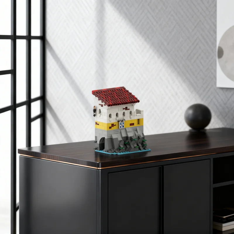 

Набор строительных блоков MOC «Крепость Эльдорадо» (454 детали) — модель пиратского корабля, конструктор, рождественский подарок, креативная идея для самостоятельной сборки