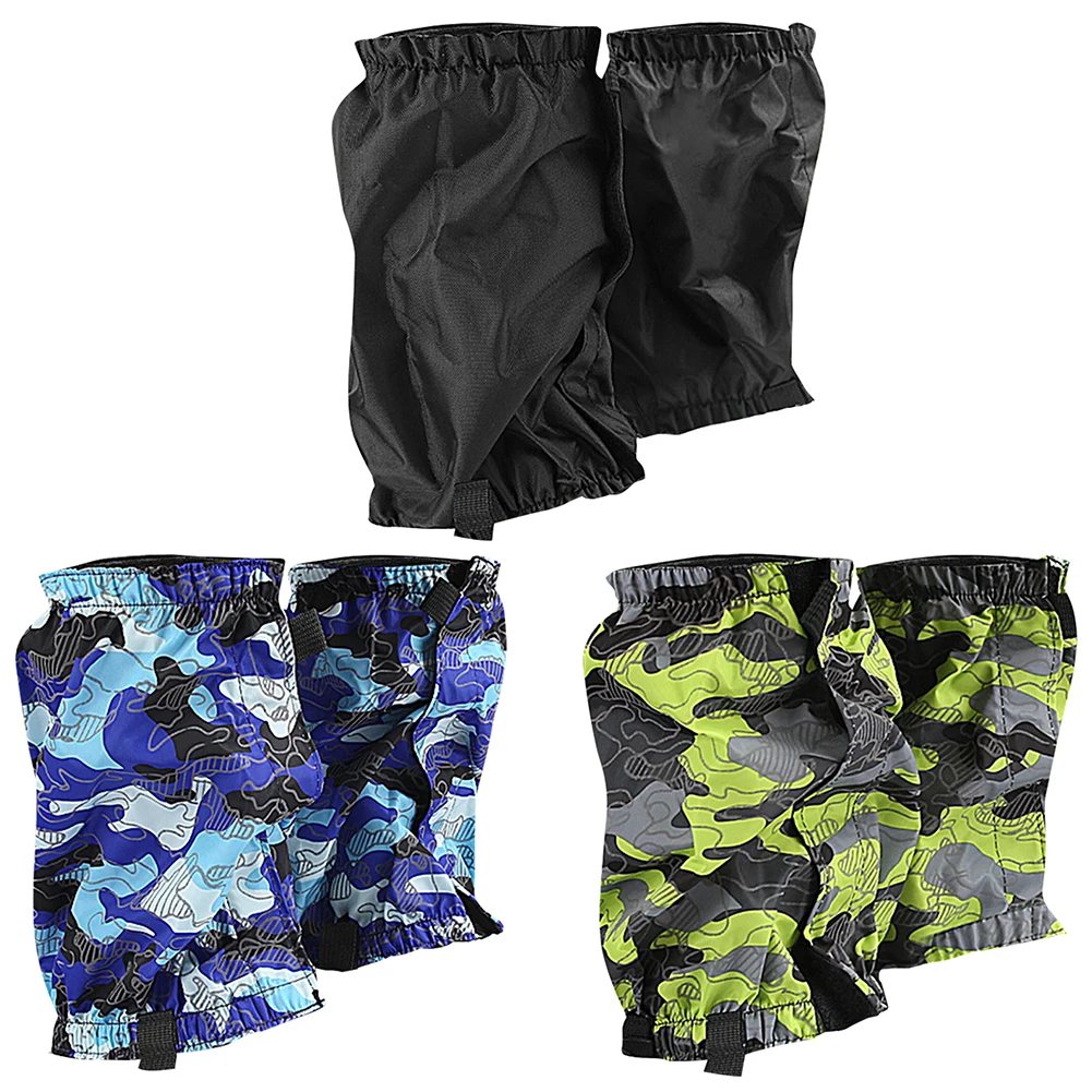 للجنسين في الهواء الطلق الثلوج غطاء للقدم مقاوم للماء يغطي الرجل الجراميق التمهيد غطاء الحذاء للمشي في الهواء الطلق المشي تسلق الصيد الملحقات