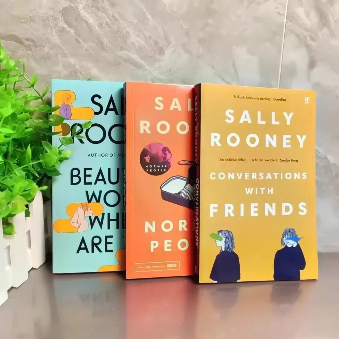 Sally Rooney Series Normal People/Conversations With Friends/Beautiful World Where Are You Novel Books Fiction