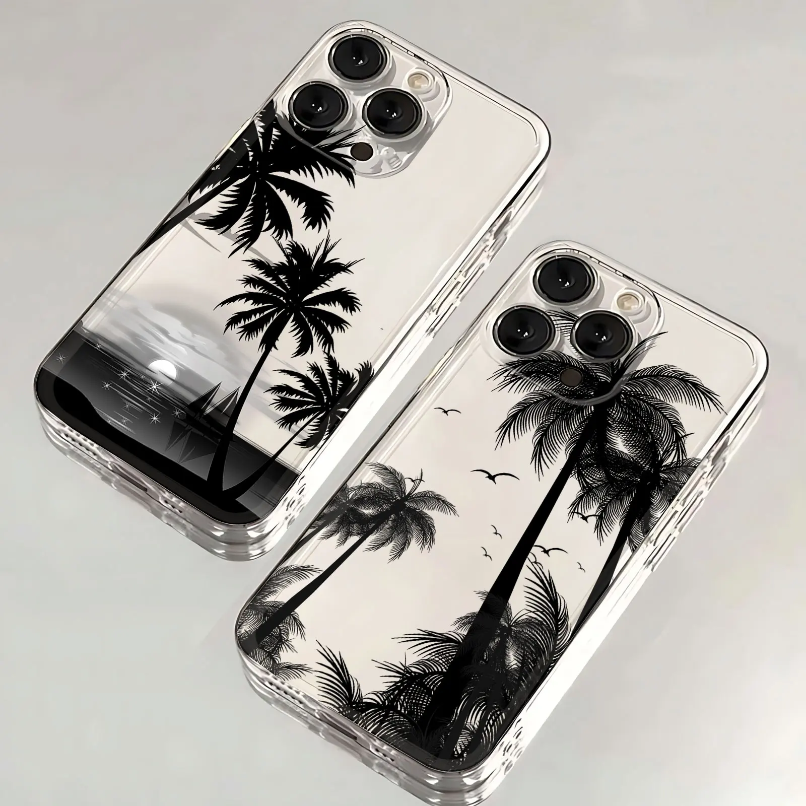 Coconut Palm Tree Phone Case For Xiaomi Redmi Note 13 12 12C 11 10 10C 13C 10s 9 9s 9A 9T 9C 8 7 Pro Max 4G 5G Transparent Cover