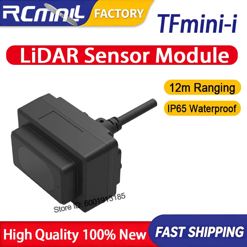 Benewake TFmini-i ToF Laser LiDAR Sensor 12m Range CAN RS485 Interface Single Point Ranging Module Compatible with Drones Robots