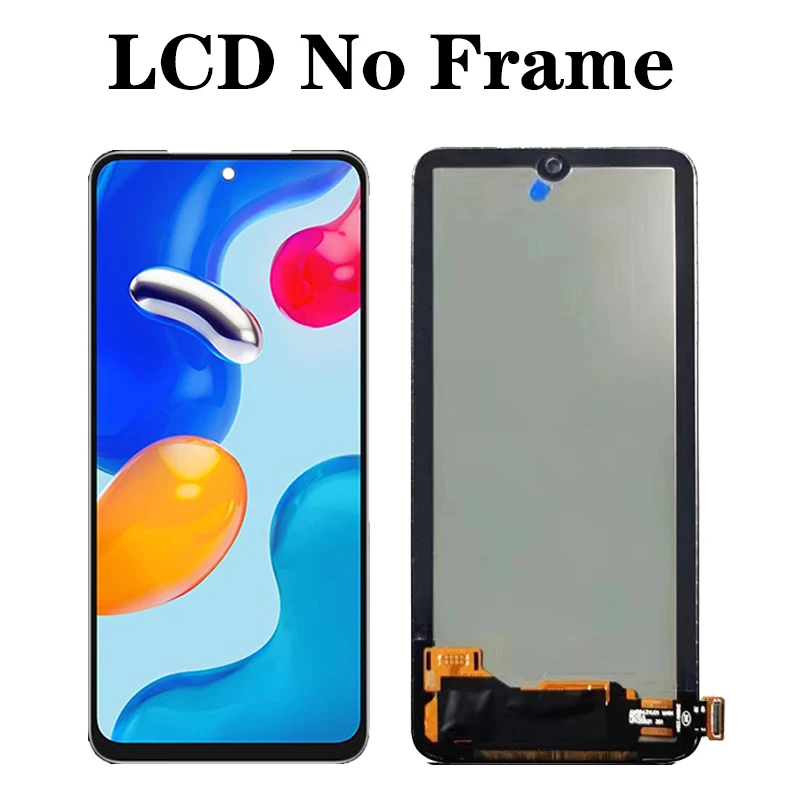 6.43“AMOLED For Xiaomi Poco M4 Pro LCD 2201117PI 2201117PG MZB0B5VI Display Touch Screen Panel For Xiaomi Poco M4 Pro 4G LCD