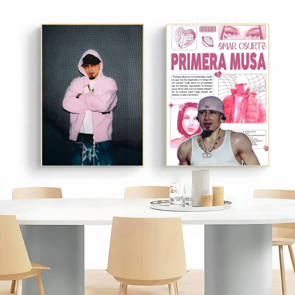 reggaeton singer O-Omar-Courtz Poster Wall Art Print Decorative Mural Home Decor Gift Unframed