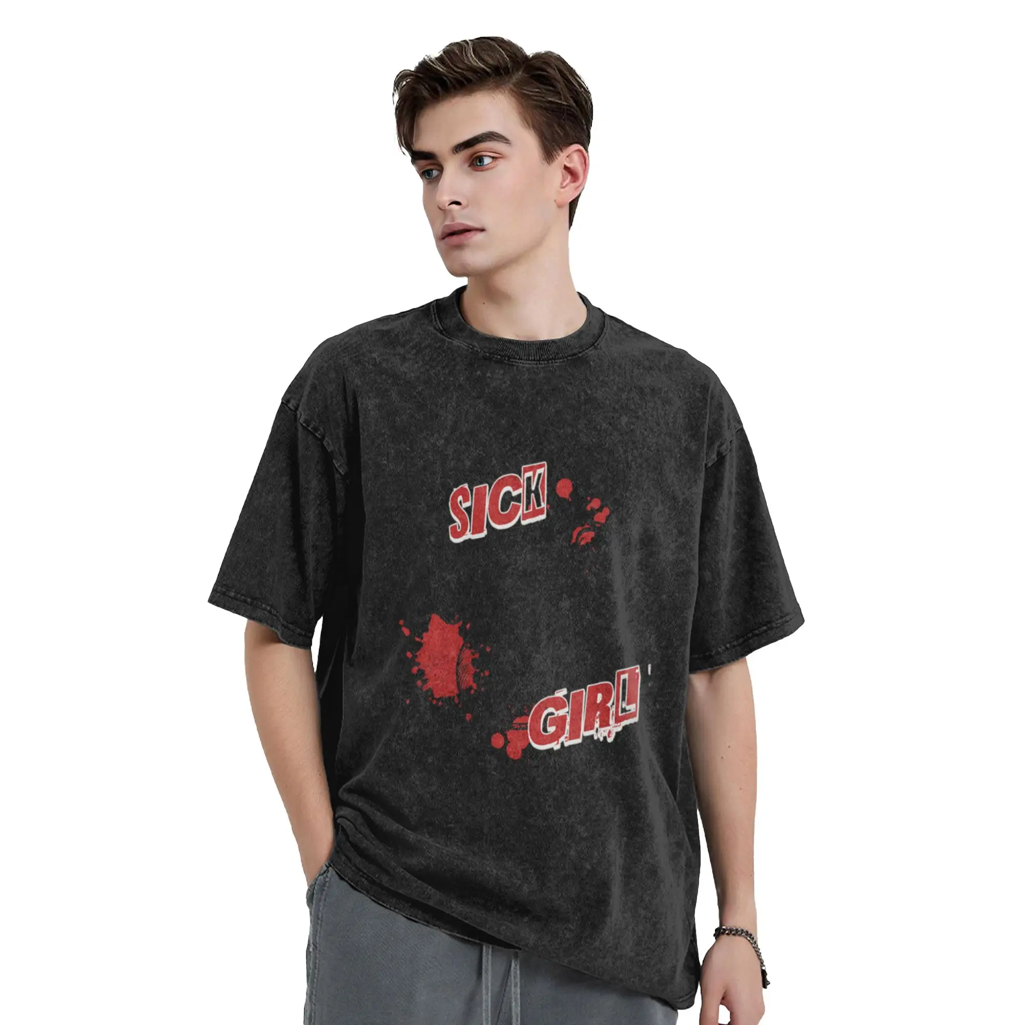 Sick Girl Boi I m a Renegade Merch Hi Ren Gill Lyrics Merch Shirt Rap Music A T-Shirt Oversized Short Sleeve Cotton Tees Tops