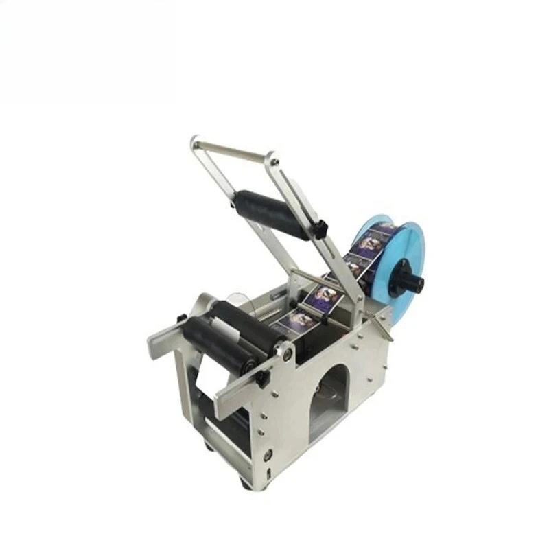 

Semi-automatic round bottle labeling machine Food and cosmetics Small business Manual labeling machine
