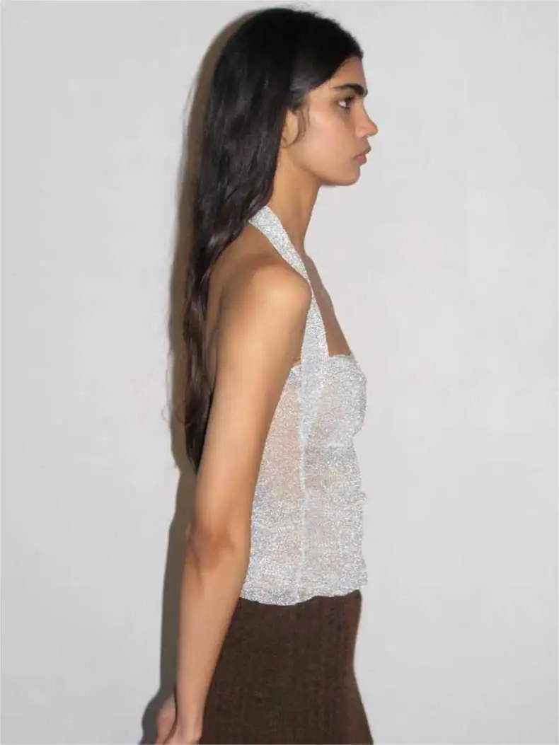 paloma wool Spanish halter sleeveless halter vest top