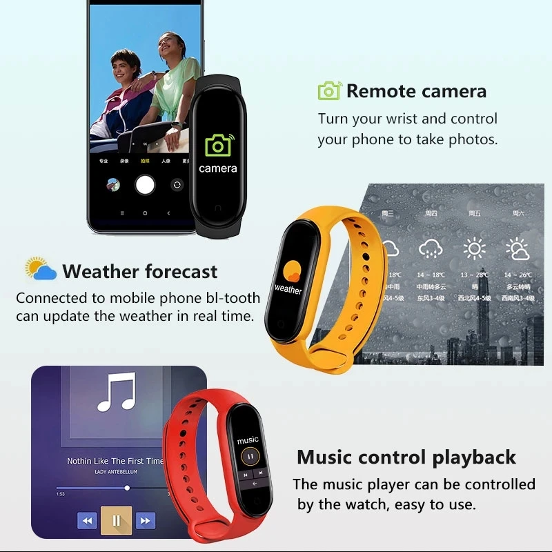 M7 zegarek dla dzieci inteligentna opaska dla dzieci chłopcy dziewczęta inteligentny zegarek dla dzieci wodoodporna opaska sportowa z trackerem fitness Smartwatch dla Xiaomi