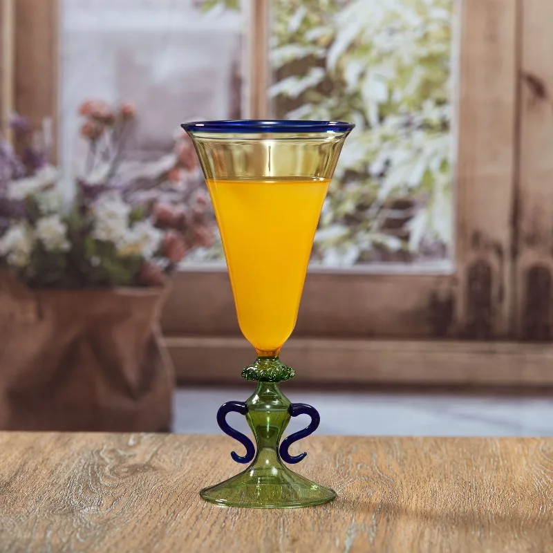 

High Aesthetic Retro Style Glass Cup Juice Cups Milkshake Smoothie Dessert Cup Creative Ice Cream Cups Ice Cream Cups Household