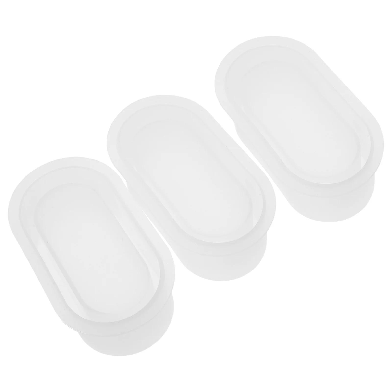 

3 Pcs Silicone Flower Pot Mold Molds Casting Vase for Resin Crafts Planter Flowers