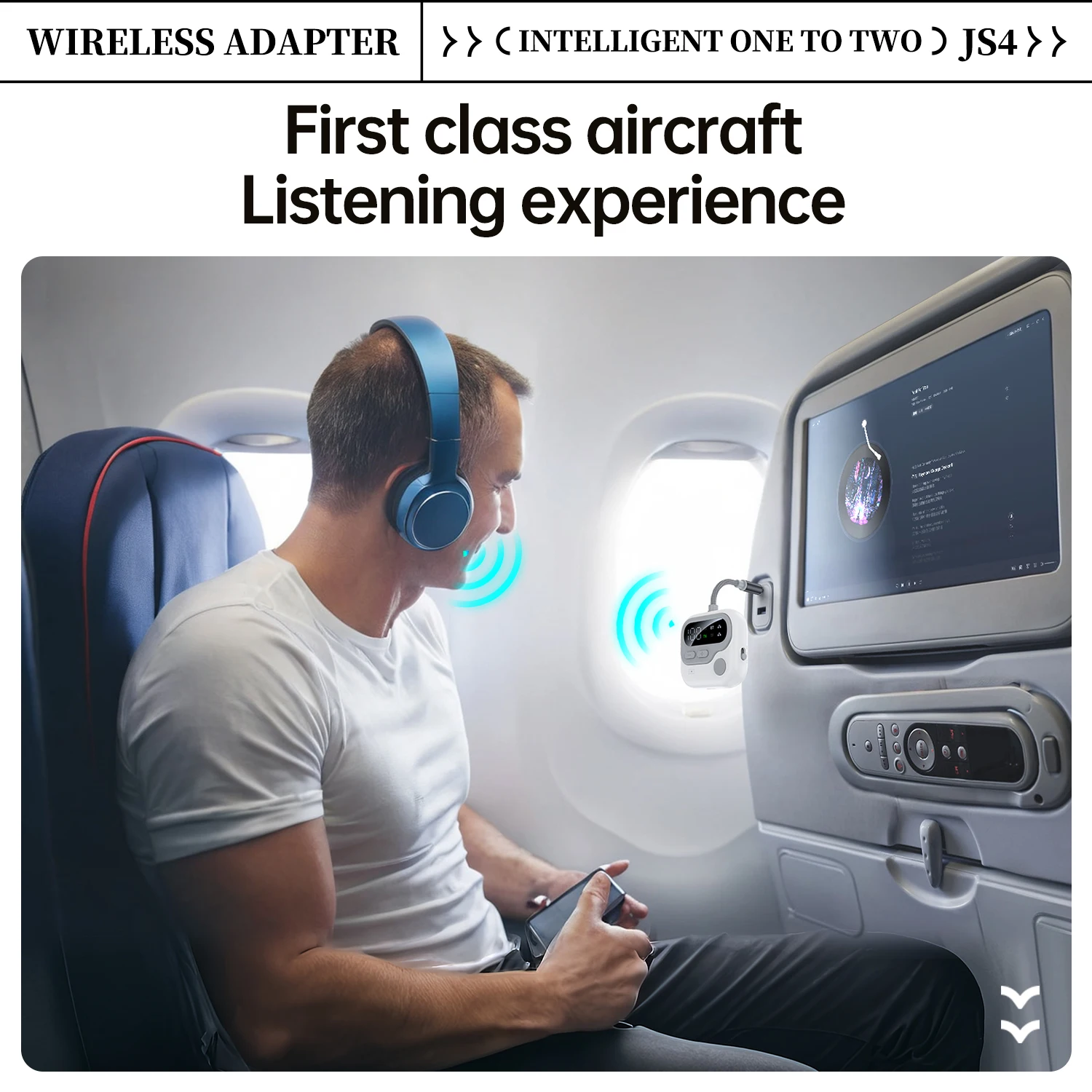 جهاز استقبال صوت بلوتوث 5.5 متعدد النقاط جديد، محول لاسلكي 3.5 مم AUX TF بطاقة تشغيل موسيقى ستيريو HIFI مع ميكروفون شاشة LED للتلفزيون والكمبيوتر الشخصي وسماعات الرأس ومجموعة السيارة