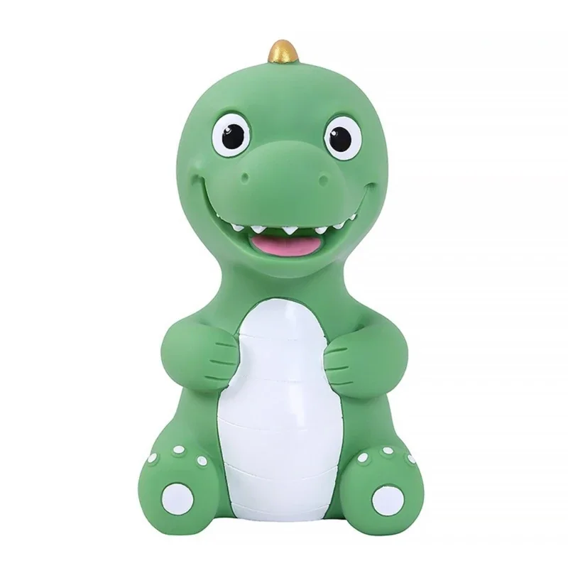 Dinosaur Piggy Banks Plastic Lined, Fall Proof Saved and Retrieved Children's Cartoon Piggy Banks Birthday Gift Ornaments