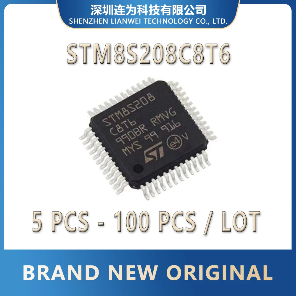 

STM8S208C8T6 STM8S208C8 STM8S208 STM8S STM8 STM IC MCU Chip LQFP-48