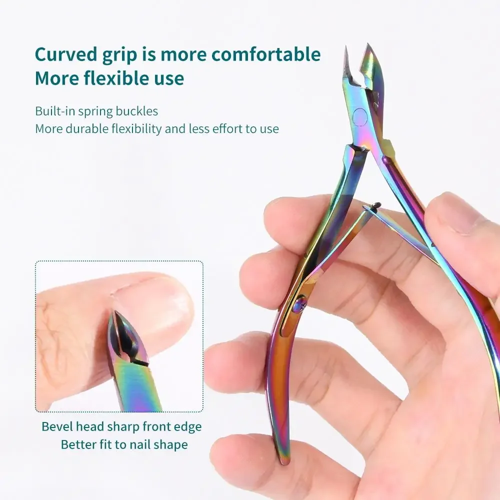 Stainless steel beauty pliers, dead skin pliers, nail clippers, eagle beak pliers, dead skin scissors, and foot trimming pliers image 4