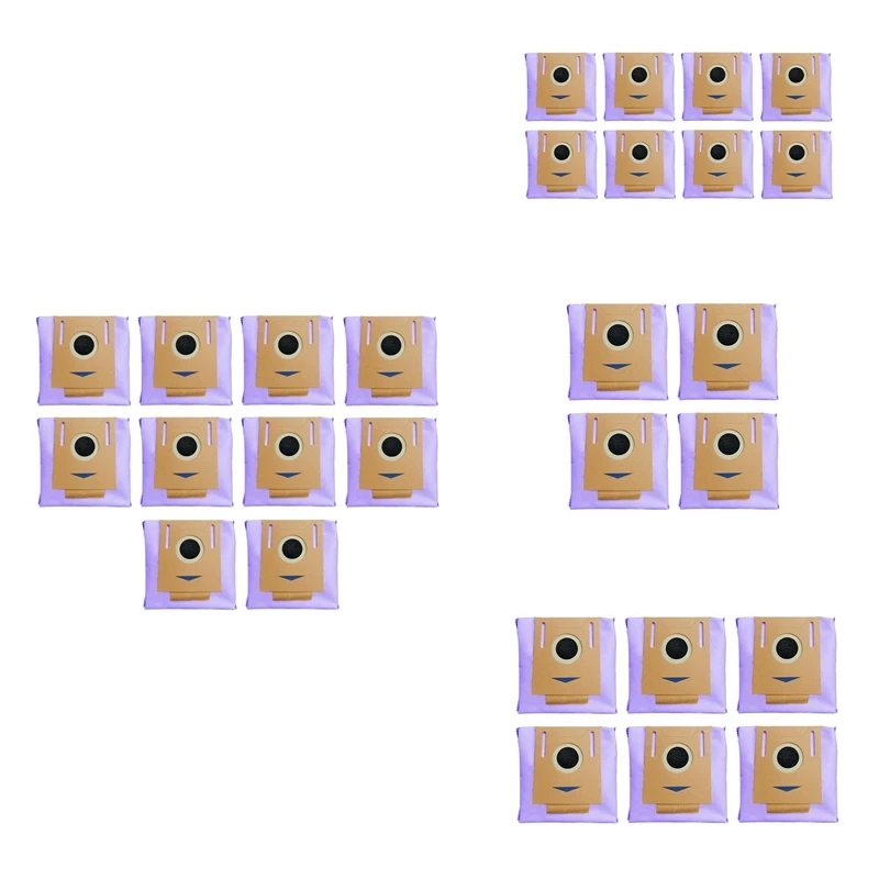 Bolsa de polvo para barredora Ecovacs DEEBOT OZMO T8 AIVI T8 Max T8, accesorios de la serie, piezas de repuesto para Robot aspirador, 6 uds.