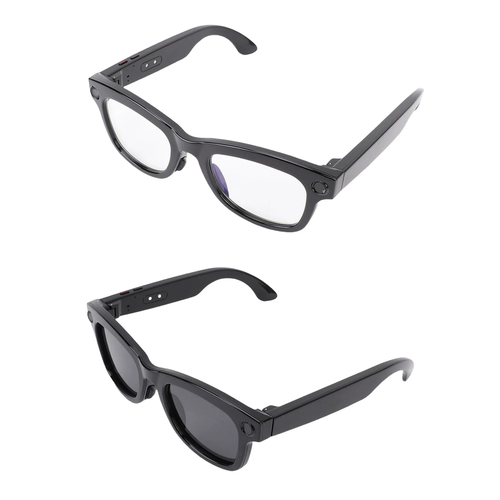 نظارات الكاميرا الذكية المحمولة 5MP 1080P HD نظارات الكاميرا 26 لغة ترجمة تشغيل الموسيقى المكالمات الهاتفية AI النظارات الذكية