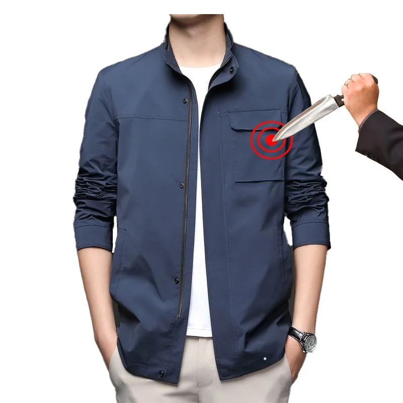 

2025 Men Casual Safety Anti Stab And Anti Chop Jacket Self Defense High Quality Business Cintos Tacticos Security Gear Clothing