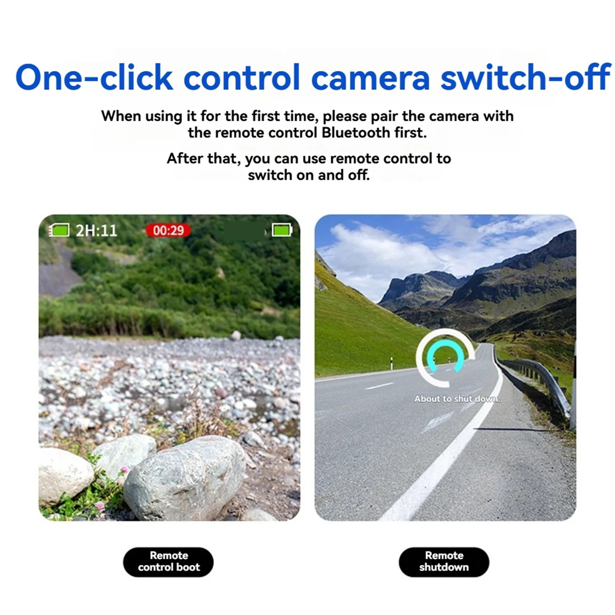 【قسيمة مستخدم جديدة!】جهاز تحكم عن بعد بلوتوث TELESIN T13 لـ GoPro Hero 13/12/11/10/9/ Max، التحكم في كاميرا الحركة مع حزام المعصم