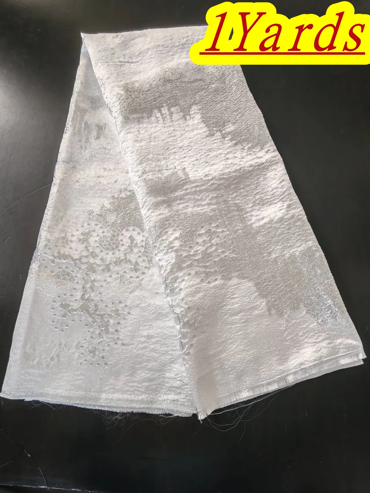 

1 Yards African Nigerian Groom Brocade Tulle Lace Fabric High Quality Embroidery Nigerian French Lace Fabric Wedding Party Dress