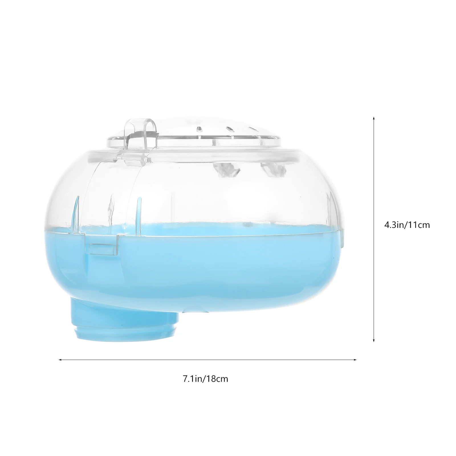 الهامستر نفق الرمال حمام الحاويات البلاستيك الحمام الخارجي للحيوانات الأليفة الصغيرة الهامستر حوض الاستحمام قفص العرض صندوق دش الملحقات #2