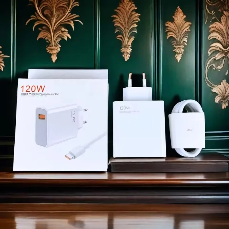 

Оригинальный адаптер питания Xiaomi 120W USB для сверхбыстрой зарядки с кабелем Type-C для Xiaomi 12, 11, Poco X6, Redmi Note 13, 12T Pro Turbo