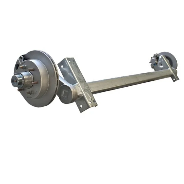 Leaf Spring Trailer 1.5t Half Torsion Axle for RV Boat Trailer Torsion Bar Trailer Axles for Sale