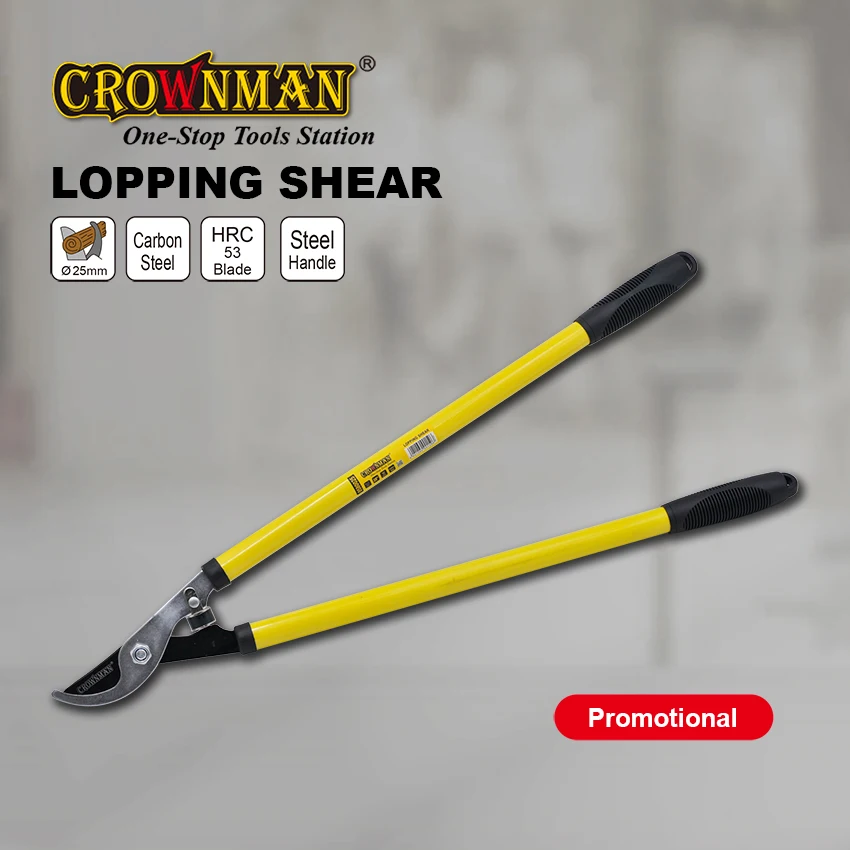 Garden Tools Promotional 28" Carbon Steel Blade Long Steel Handle Lopping Shear Garden Hand Lopping Pruner view 6