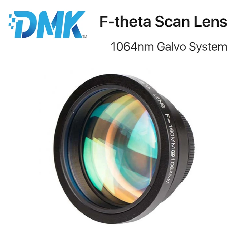 DMK F-theta Scan Lens Field Lens 70×70-300×300 F100-420mm for 1064nm YAG Optical Fiber Laser Marking Machine Parts