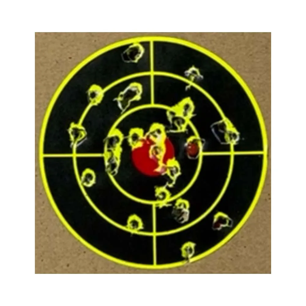 REAL Color-impact Sticker Targets 3 inch 4 inch 20 100 200 250 Counts Pack Black into Yellow 5310