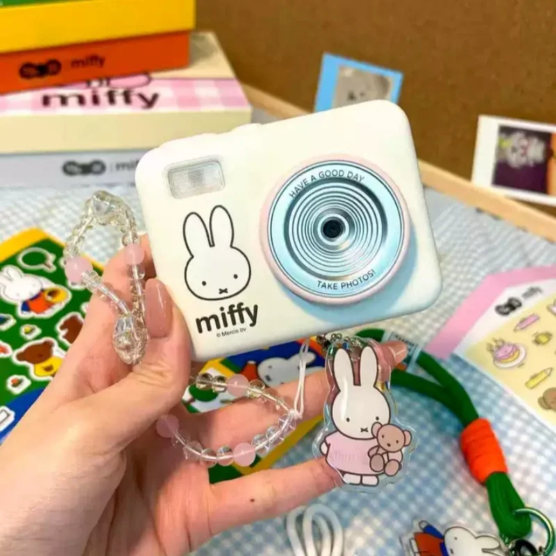 Miffy Ccd Digital Camera High Pixel Photo Video Recording Portable Travel Camera Photo Prop Collectible Perfect Birthday Gift