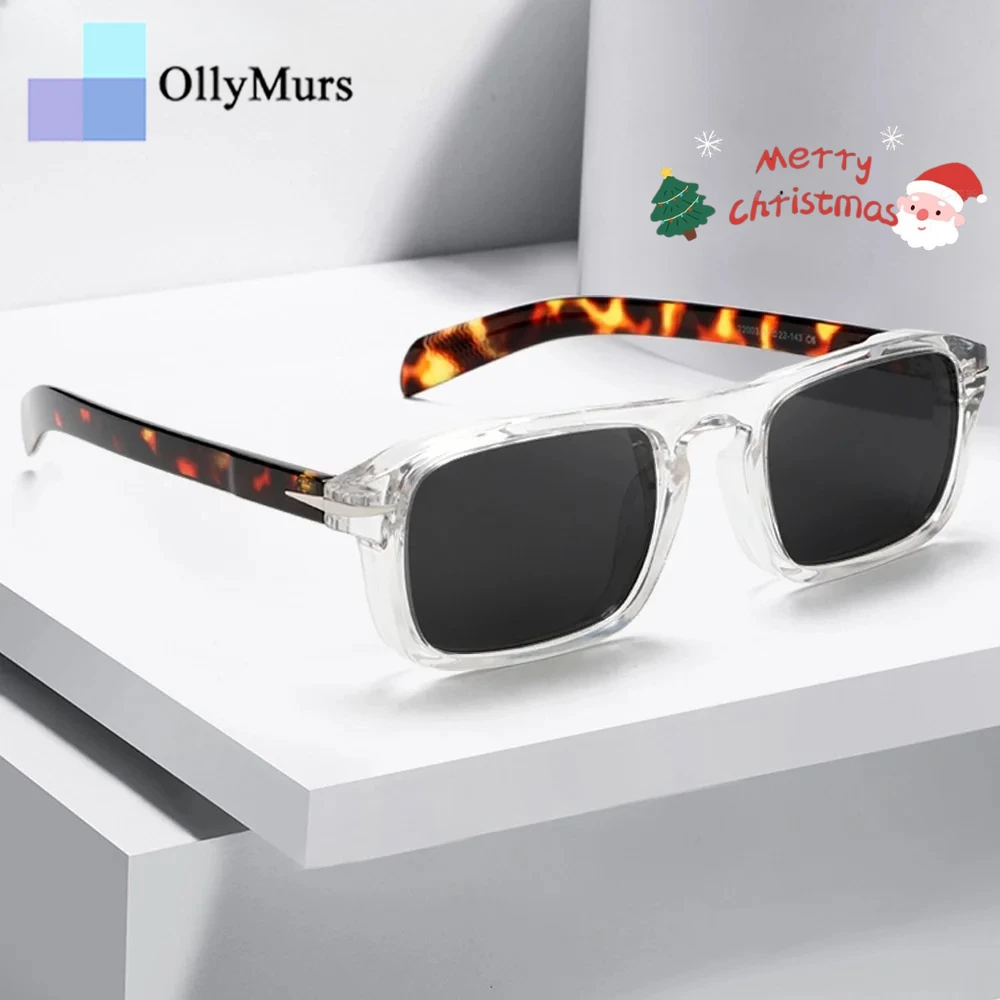 

OLLYMURS винтажные женские ацетатные солнцезащитные очки мужские квадратный козырек UV400 солнцезащитные очки по рецепту женские новые 2024 22003