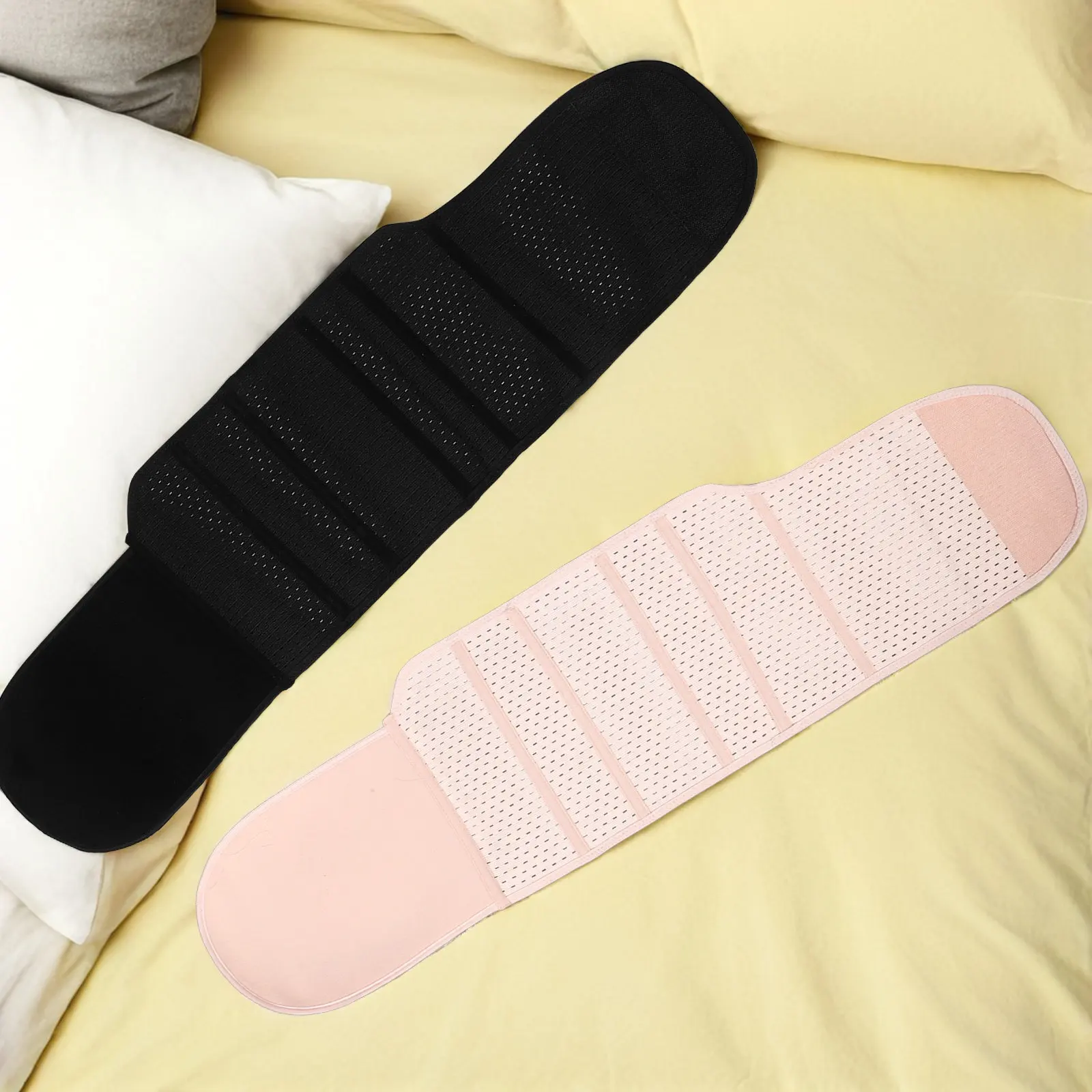 2Pcs Postpartum Compression Belly Band for Women Adjustable Abdominal Support Waist Wrap Body Shaping Maternity Recovery Belt