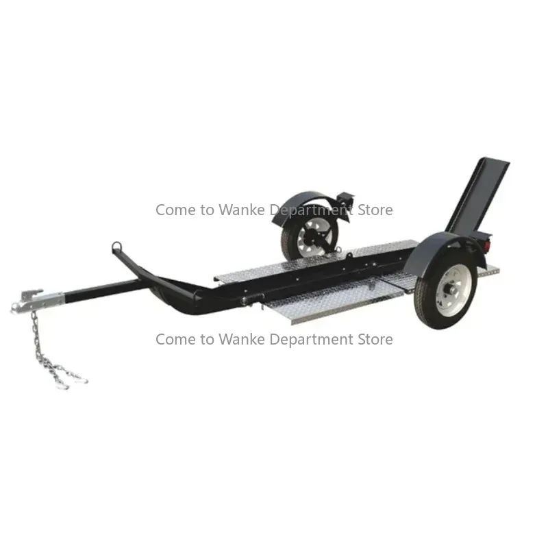 

Single Rail Foldable Motorcycle Trailer / Pull Behind Motorcycle Cargo Trailer
