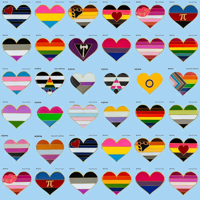 Leather Pride Pansexual Pride Bear Pride Fat Fetish Pride Lipstick Lesbian Philadelphia Pride Badge Lapel Pin Pins Brooch