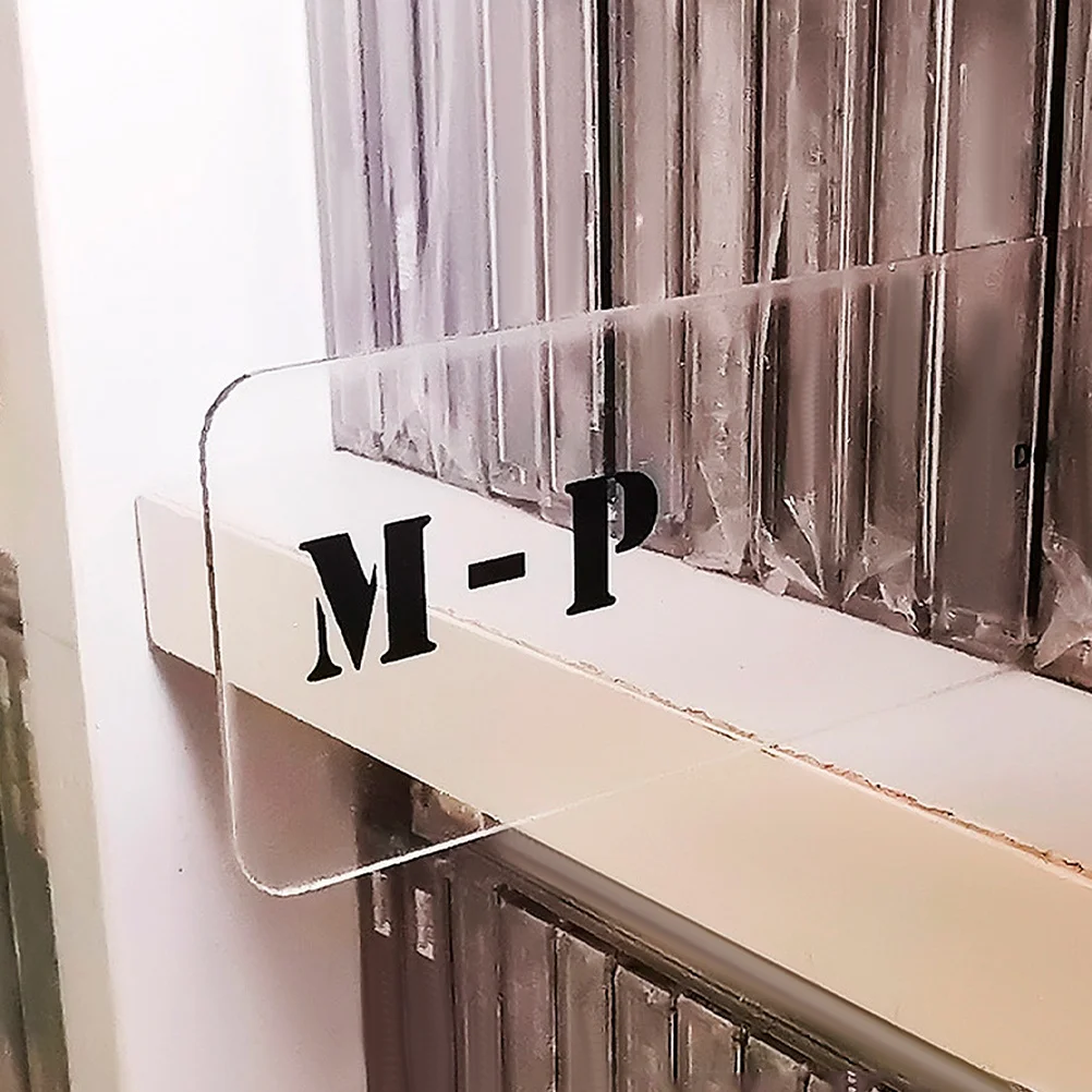 

12pcs Acrylic Vinyl Record Dividers A-Z Horizontal Label Organizer Index Cards For Cd Storage File Sorter Transparent