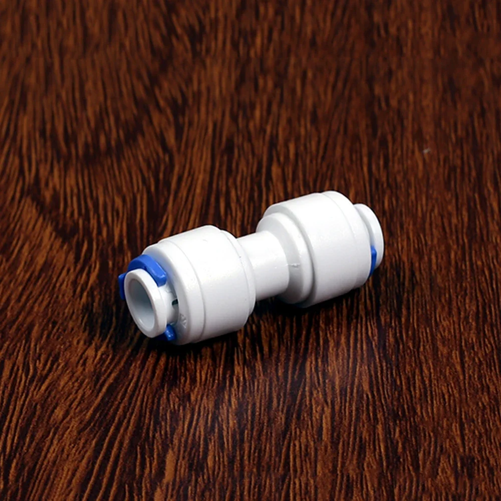 Fit 1/4" 6.35mm OD Tube Straight Food Grade POM Quick Fitting Connector For Aquarium RO Water Filter Reverse Osmosis System