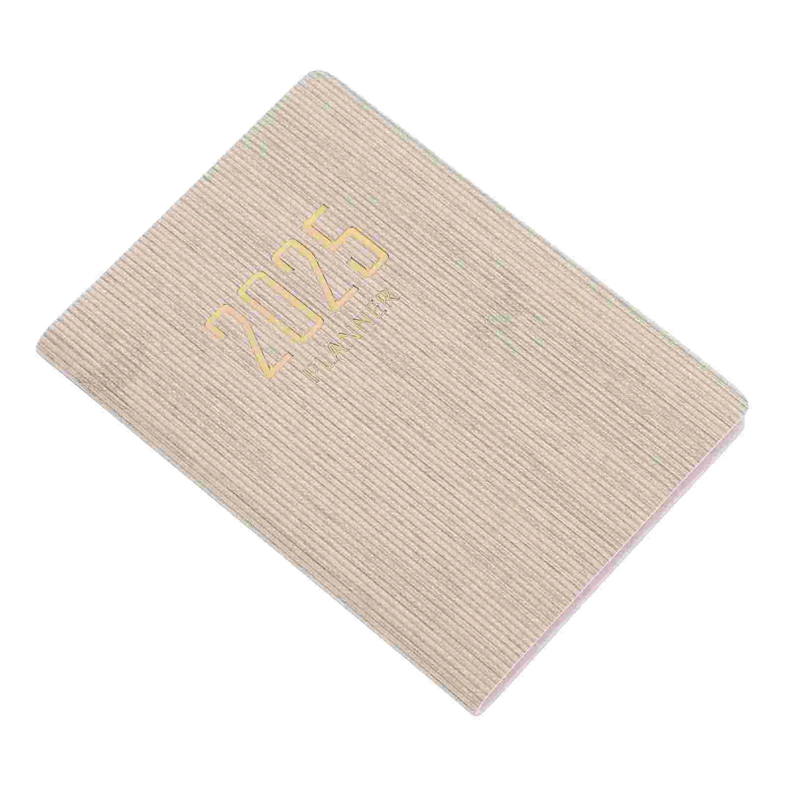 جدول 2025، كتب مخططة محمولة، منظم منزلي، دفاتر ملاحظات للكتابة الأكاديمية المريحة