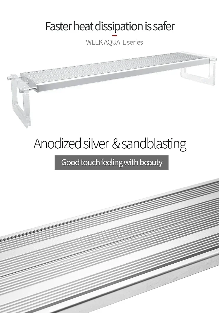 

Series RGB Led Aquarium Lighting with Cycle Timer Stepless Dimmer Aquarium Lamp for Freshwater Fish Tank