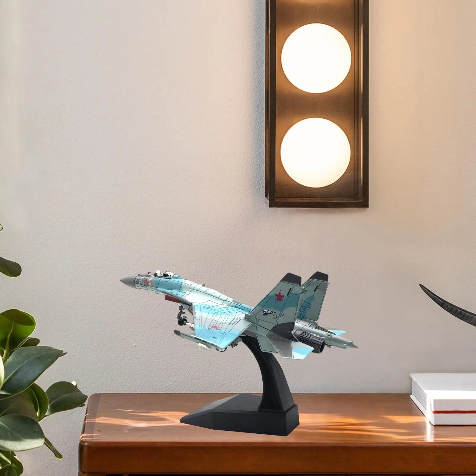 1/100 Scale Fighter Plane รุ่นโลหะผสม Diecast สําหรับ Office Room Table ของขวัญ