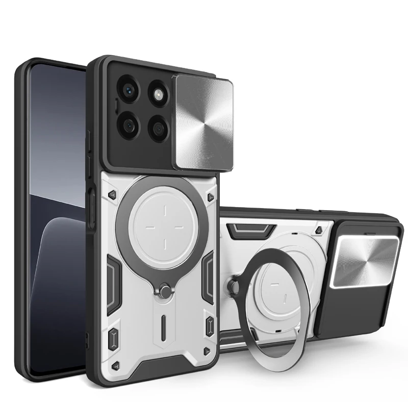 For Samsung Galaxy M16 M33 M34 M35 M53 M23 M54 M55 F16 F23 5G Case Slide Window Camera Protect Armor Phone Cases Back Cover