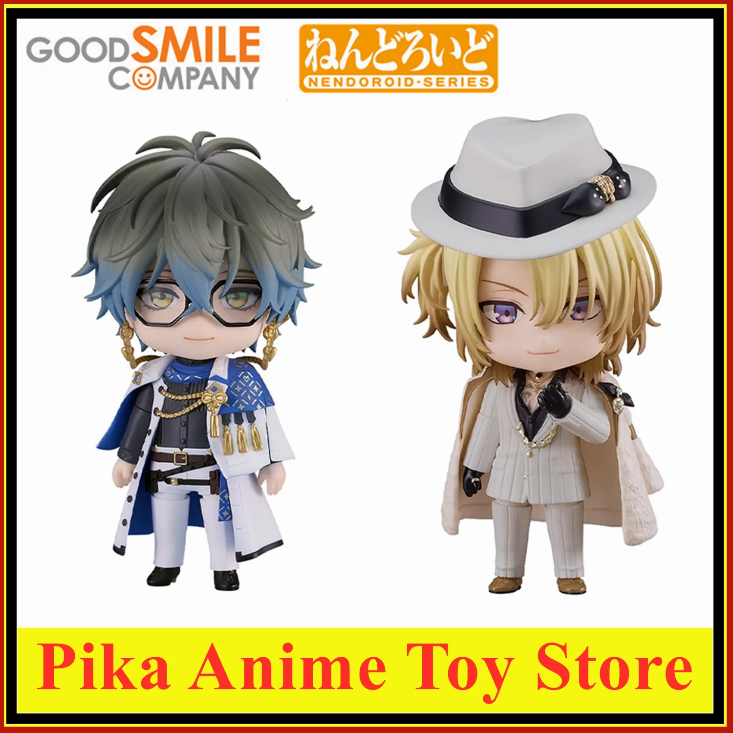 Original NIJISANJI EN Ike Eveland Luca Kaneshiro Anime figuras de juguete Kwaii Q Ver. Colección Modelo de PVC Muñeca de figura de acción