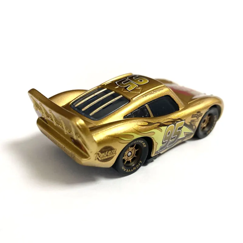 Disney Pixar Cars 3  Edition Commemorative McQueen golden series 1:55 Metal Diecast  Kids Toys cars Christmas Gifts