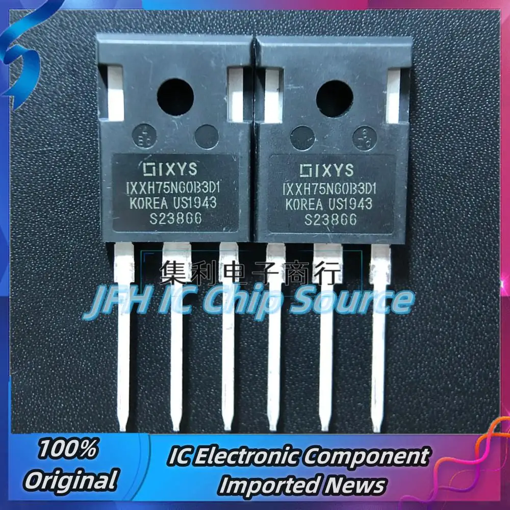 5 uds-10 Uds IXXH75N60B3D1 TO-247 IGBT 600V 75A Stock de la mejor calidad