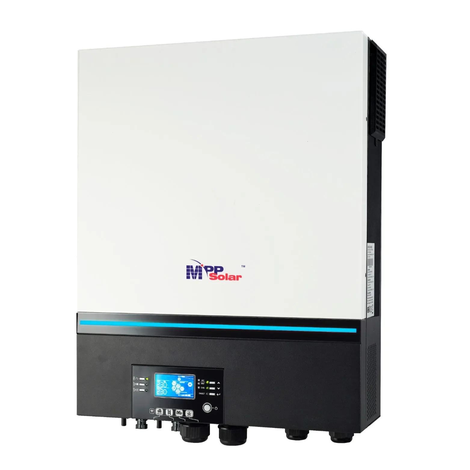 

Solar inverter 11KW MAX 11000w 48v 230v 2 MPPT 150A charger High PV 500v WiFi Batteryless Parallel PIP11kw MAX