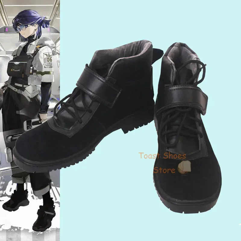 Game Arknights Andreana Cosplay Black Boots Comic Anime Game for Con Halloween Cosplay Costume Prop Shoes