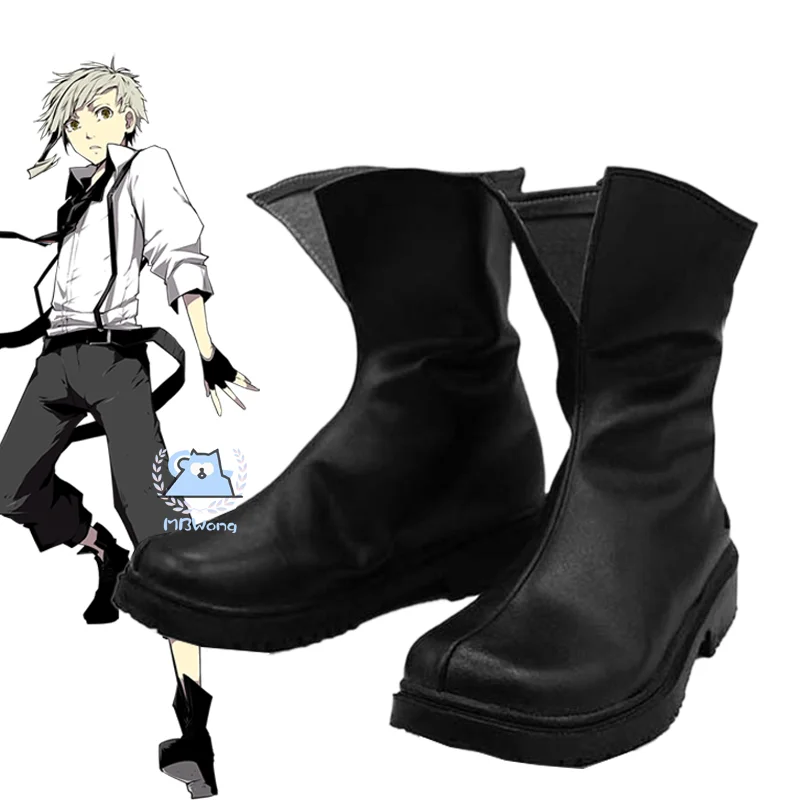 

Anime Bungo Dogs Atsushi Nakajima Cosplay Boots Shoes Atsushi Nakajima Cosplay Wigs Halloween Carnival Party Accessories