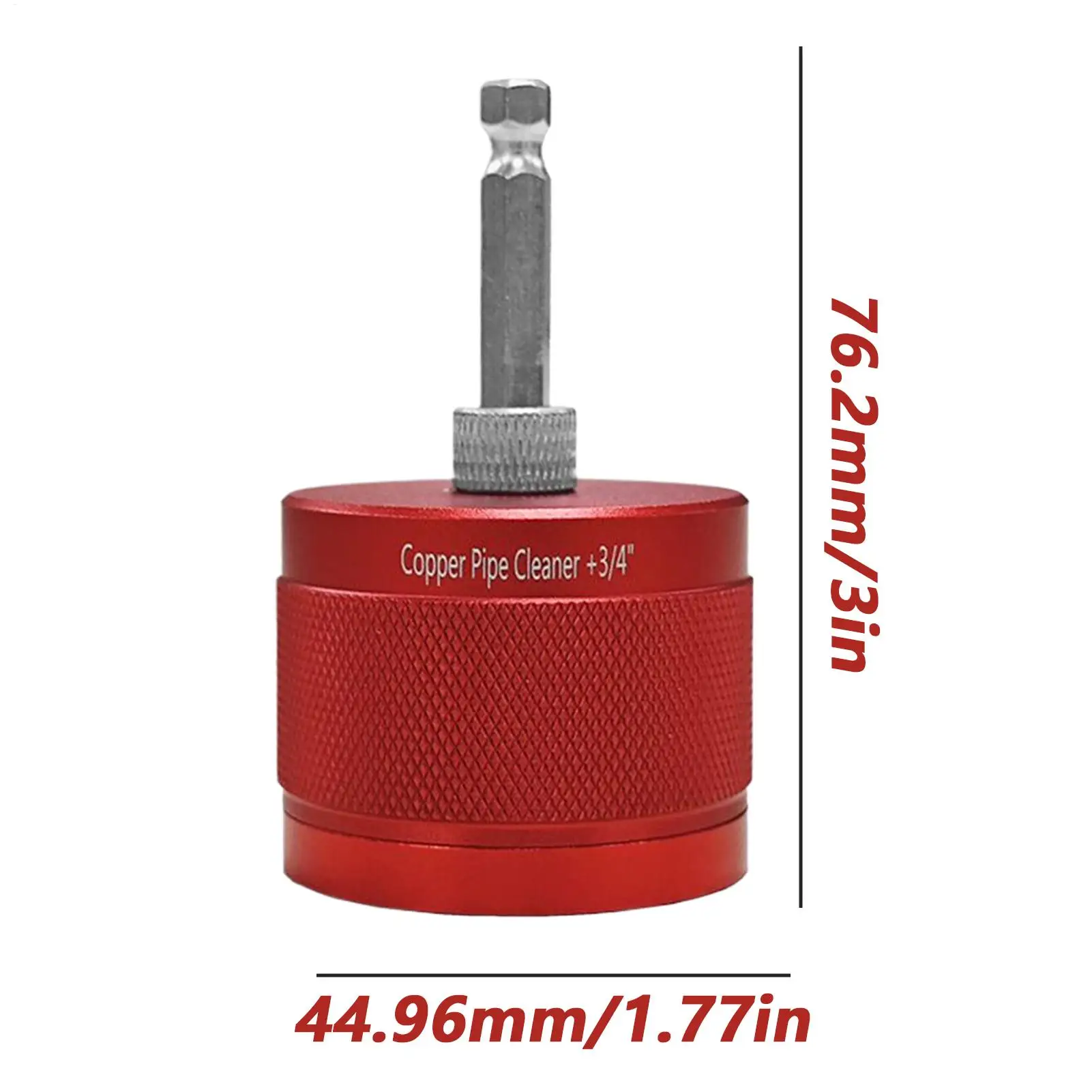 منظف الأنابيب النحاسية فرشاة تنظيف الأنبوب الثقيلة 1/2 3/4 1 منظف الأنابيب النحاسية الدقيقة للسباكة المنزلية الحرف المرآب #6